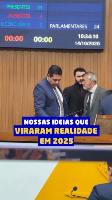 Começamos dezembro celebrando as ideias que viraram realidade em 2025.✨

Seguimos firmes, fazendo política com seriedade, perto das pessoas e focados no que realmente importa.
Obrigado a cada pessoa que caminha ao nosso lado nessa jornada. 💙